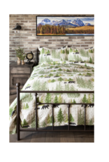 Carstens Pine Wilderness Quilt Bed Set - Queen