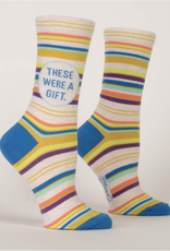 Blue Q SALE These Were A Gift Crew Socks