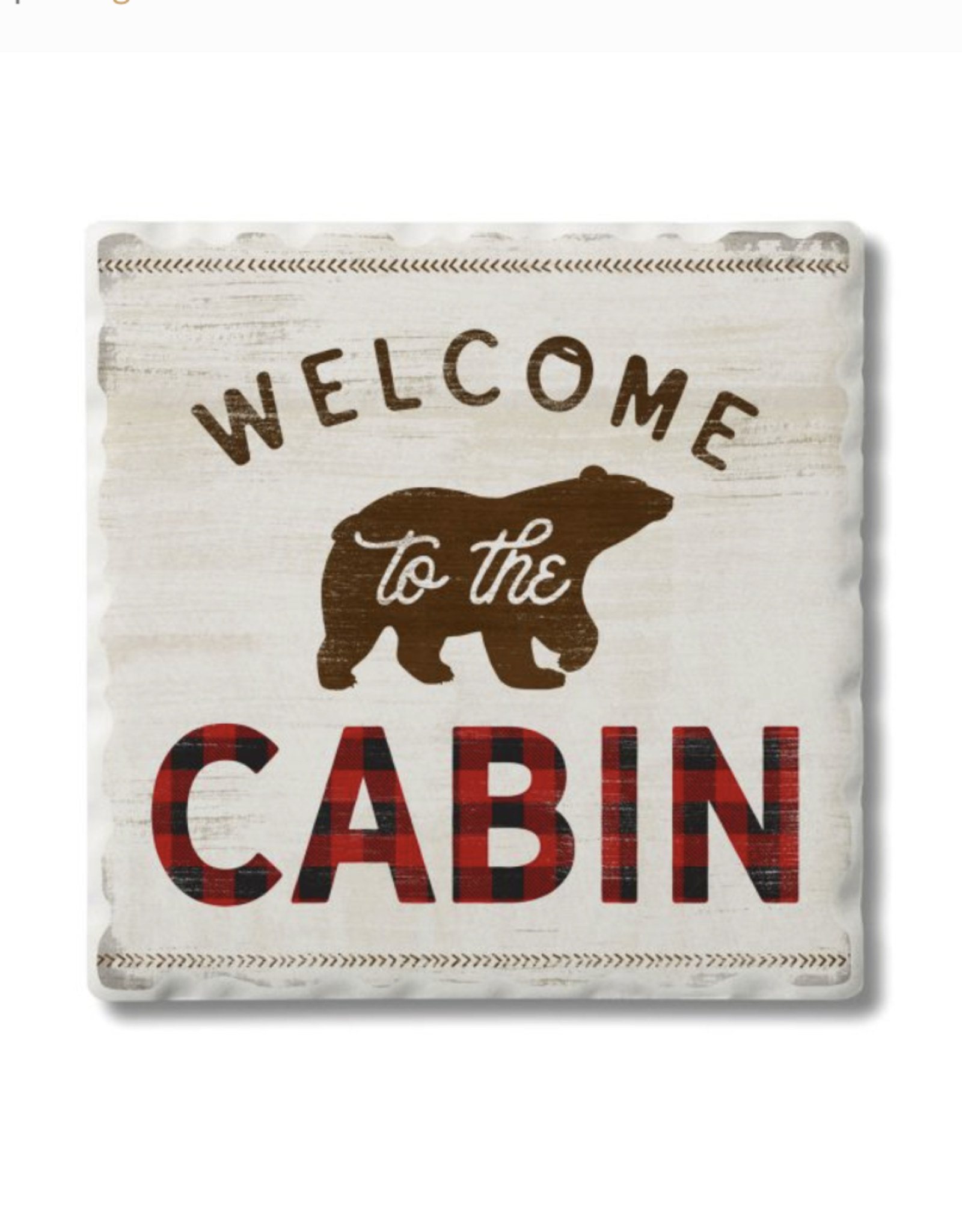 Highland Home Coaster - Welcome to Cabin