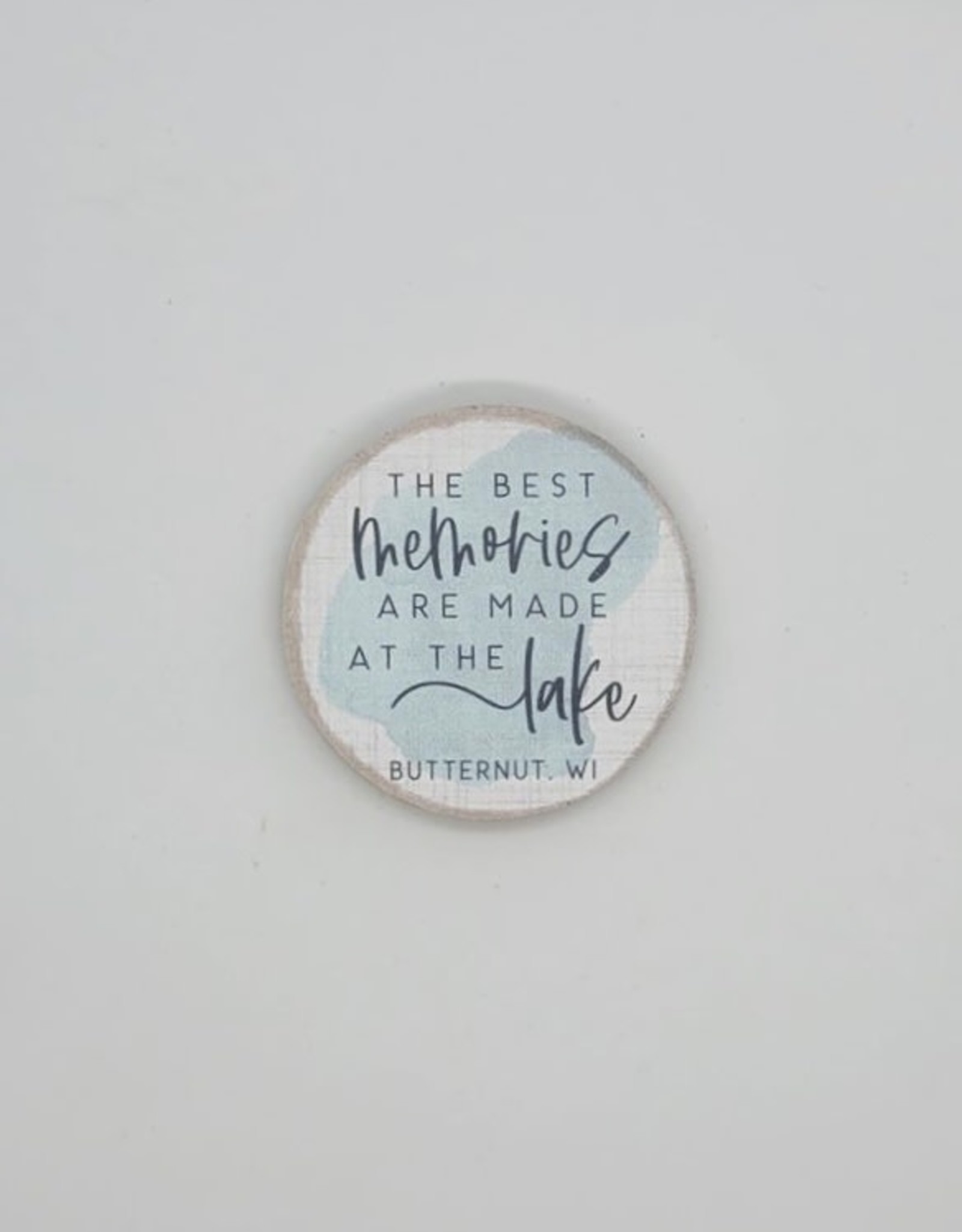 Sincere Surroundings Best Memories Watercolor Magnet - Butternut WI