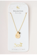 Scout Intention Charm Necklace - Dalmatian/Gold