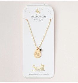 Scout Intention Charm Necklace - Dalmatian/Gold