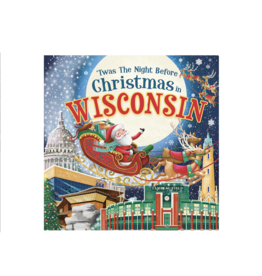 Sourcebooks 'Twas the Night Before Christmas in Wisconsin Hardcover Book