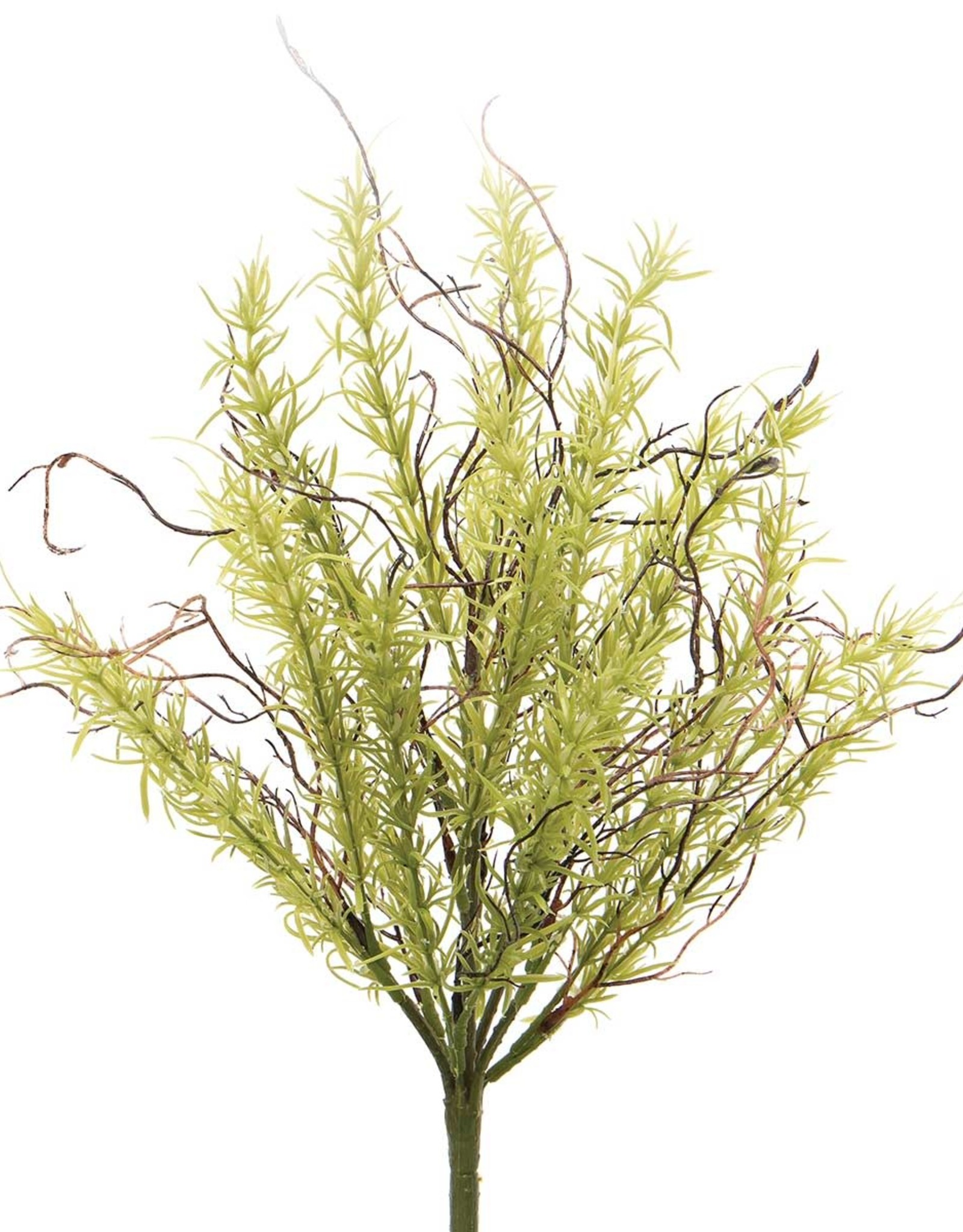 Meravic Spikey Grass Spray w/ Faux Twigs 18" - Light Green