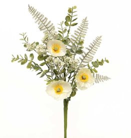 Meravic White Poppy Pik w/ Eucalyptus & Fern