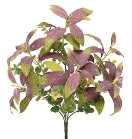 Meravic 14" Perennial Bush w/ Sage & Eucalyptus - Purple