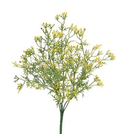 Meravic 14" Grass Bud Bush - Yellow