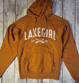 Lake Girl SALE Lakegirl Sanded Fleece Hooded Sweatshirt - Pumpkin