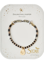 Scout Intention Charm Bracelet - Dalmatian Jasper/Gold