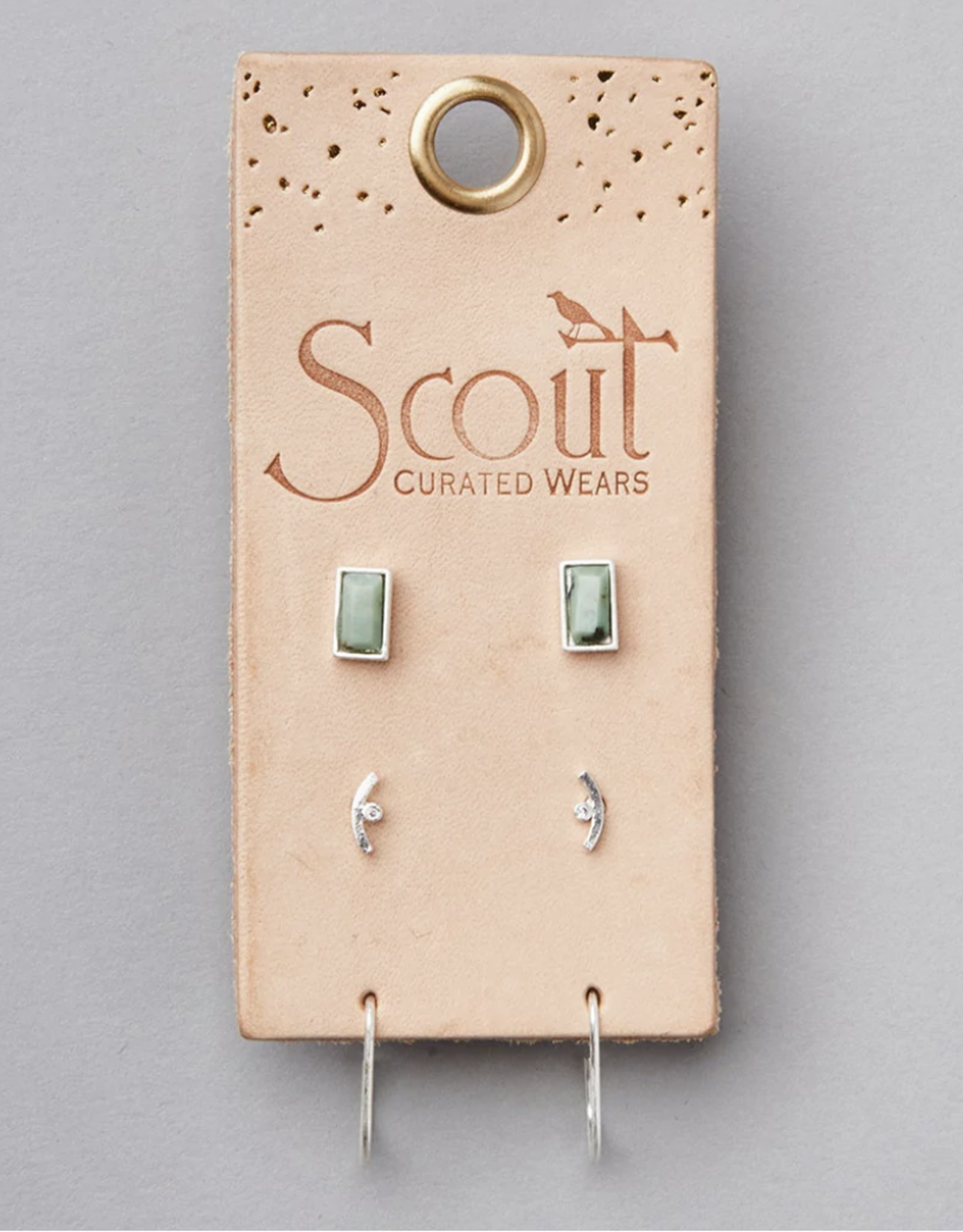 Scout Courtney Stud Earring Trio- Silver