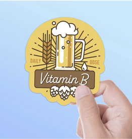 Sentinel Supply Vitamin B Beer Sticker