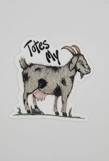 Nice Enough Totes My Goat Sticker