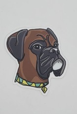 Big Moods Stickers Boxer Dog Sticker