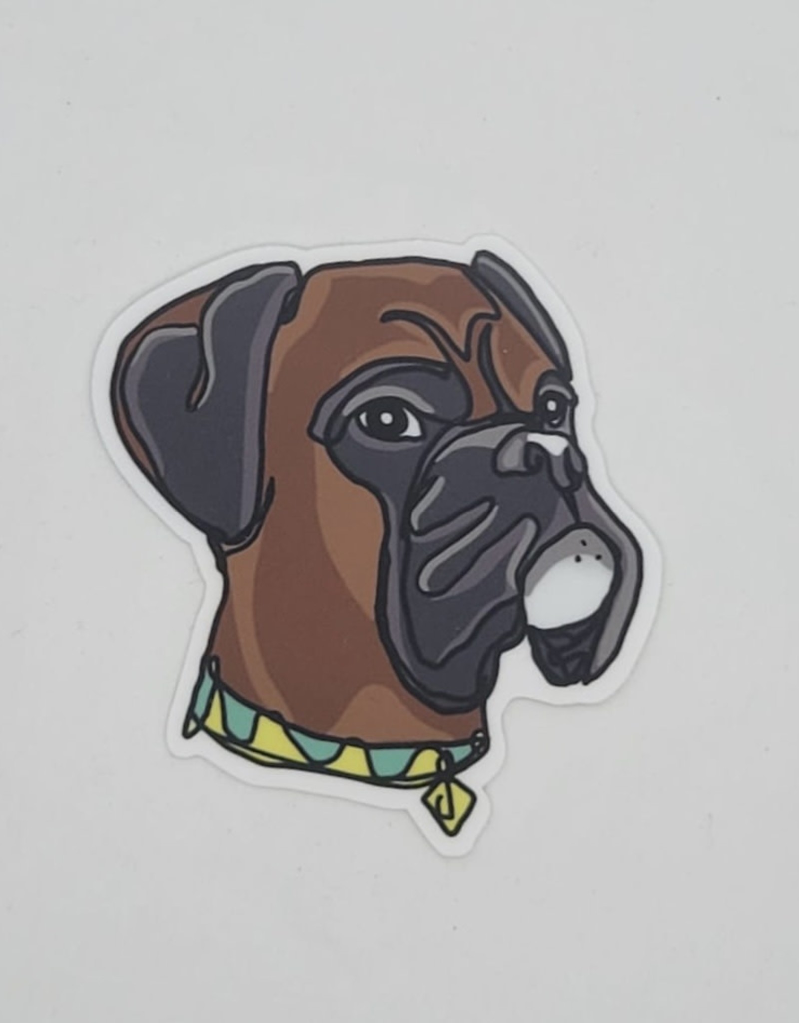 Big Moods Stickers Boxer Dog Sticker