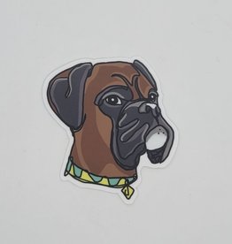 Big Moods Stickers Boxer Dog Sticker