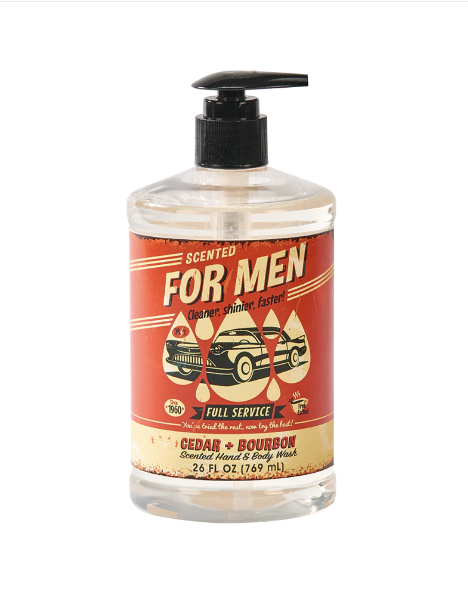 San Francisco Soap Company Cedar & Bourbon Man Wash Body Wash