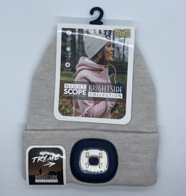 Night Scope SALE Night Scope Brightside Rechargeable LED Beanie - Oat