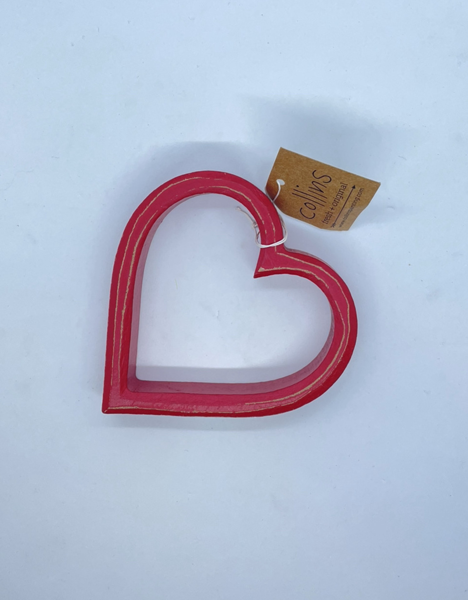 Collins Painting & Design Red Hollow Heart
