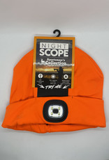 Night Scope Night Scope Brightside Rechargeable LED Beanie - Orange