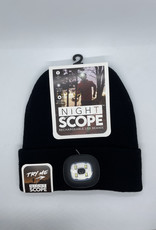 Night Scope Night Scope Brightside Rechargeable LED Beanie - Black