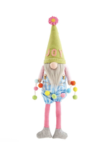 Mudpie Joy Spring Deluxe Dangle Leg Gnome