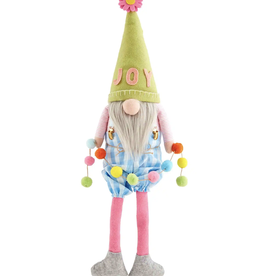 Mudpie Joy Spring Deluxe Dangle Leg Gnome