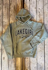 Lake Girl Lakegirl Sanded Fleece Hooded Sweatshirt - Agave