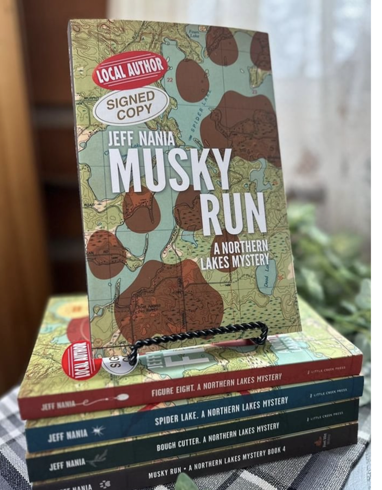 Feet Wet Writing Musky Run, A Northern Lakes Mystery Book