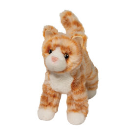 Douglas Hally Orange Striped Cat Stuffed Animal