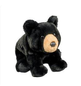 Douglas Charlie Soft Black Bear Stuffed Animal