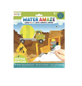Ooly Water Amaze Water Reveal Board - Helpful Vehicles