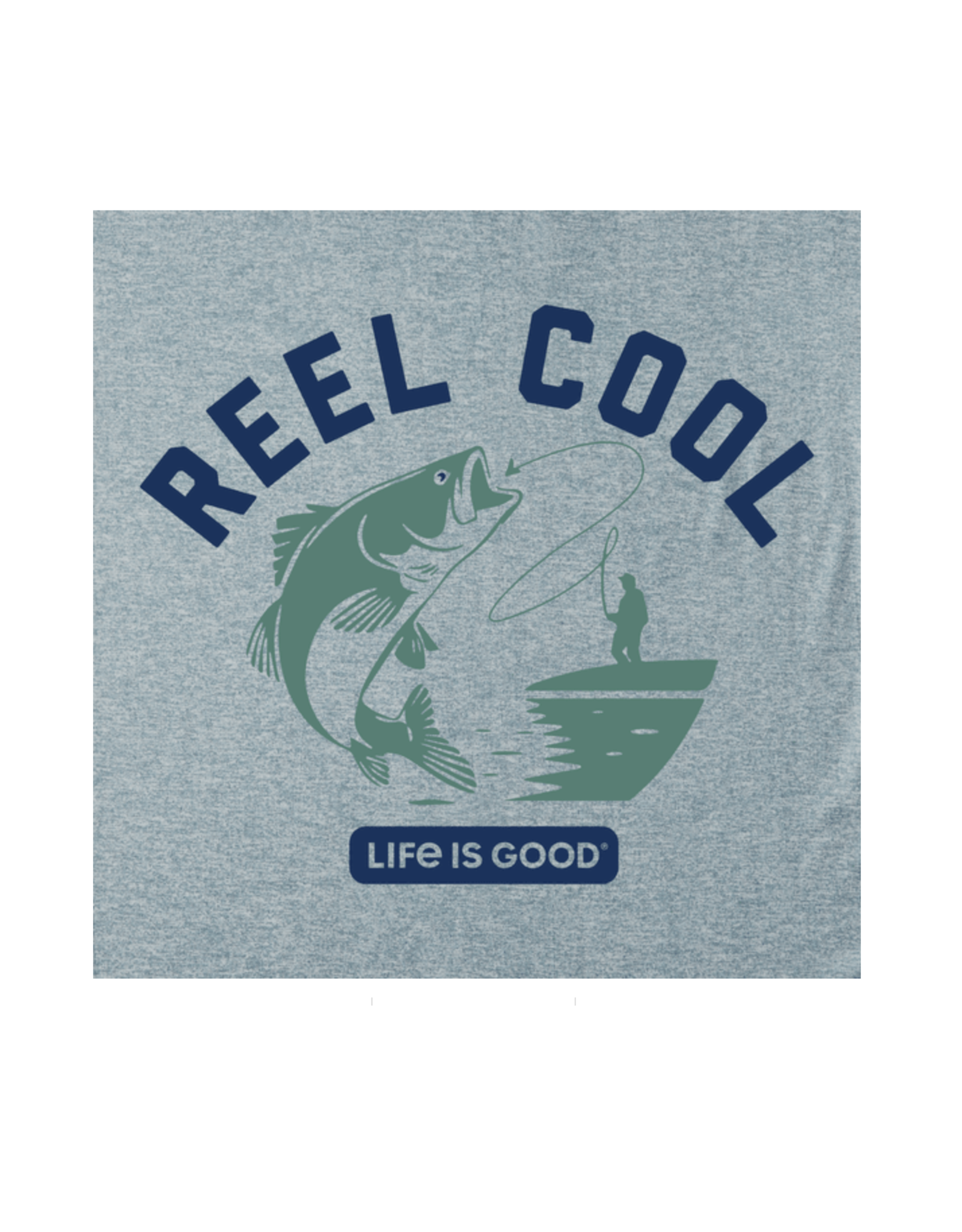 Life Is Good Men's Reel Cool Bass Active Long Sleeve