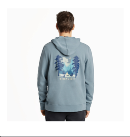 Life Is Good SALE Men's Simplify Campfire Simply True Fleece Hoodie