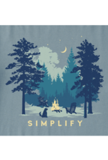 Life Is Good Men's Simplify Campfire Simply True Fleece Hoodie