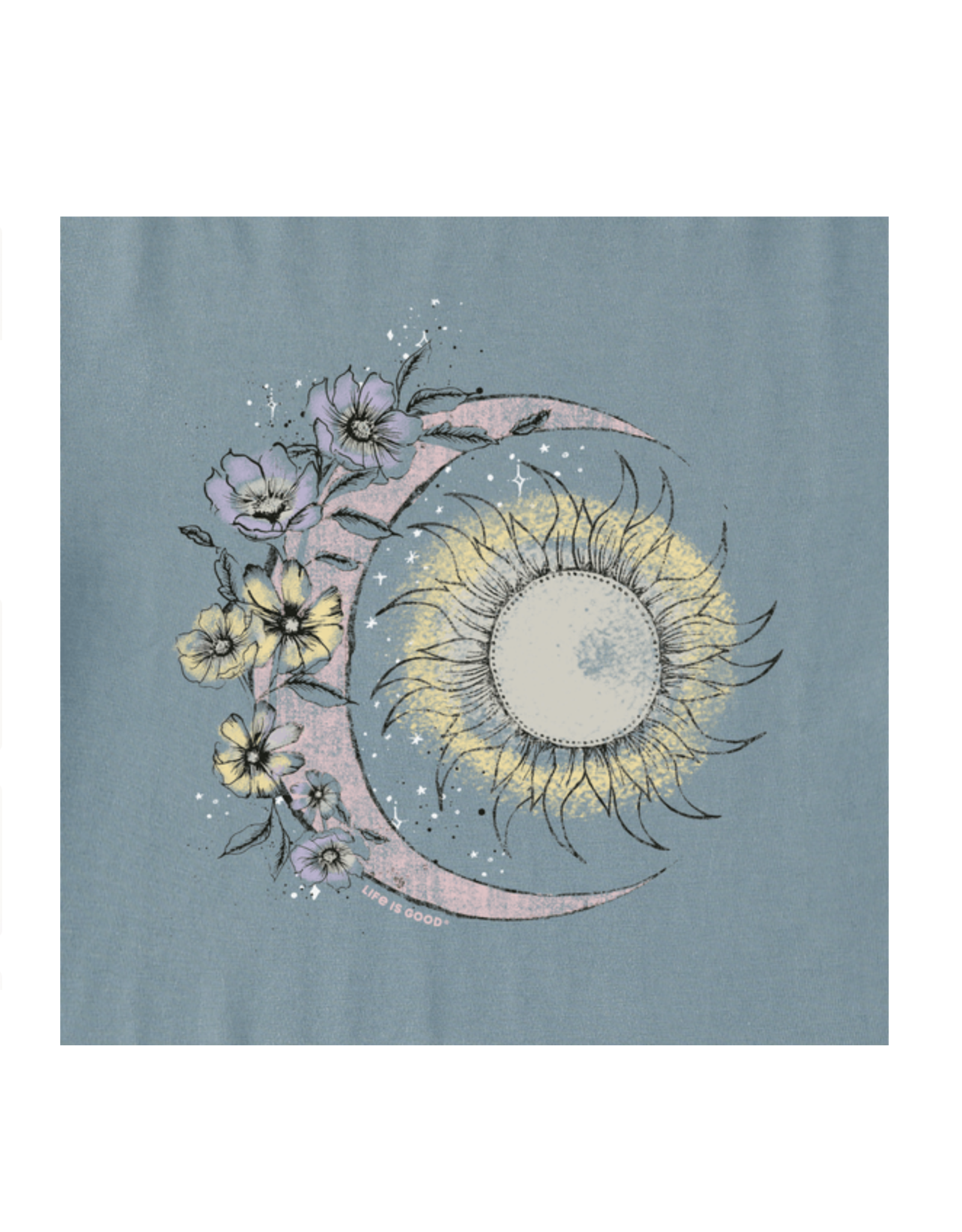 Life Is Good SALE Women's Moon Flower Crusher Flex Tunic
