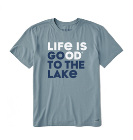 Life Is Good SALE Men's Life Is Good Go To The Lake Crusher-Lite Tee