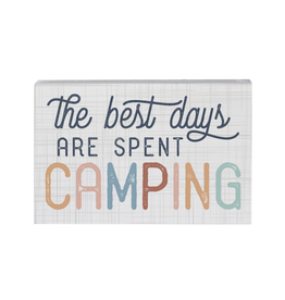 Sincere Surroundings Days Spent Camping Sign