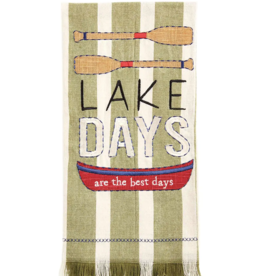 Mudpie Lake Days Applique Towel