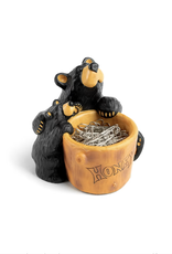 Demdaco Bearfoot Honey Pot Paper Clip Holder