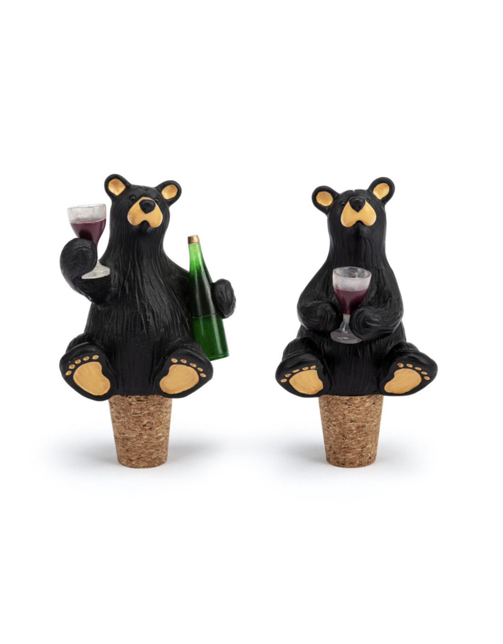 Demdaco Cheers To Us Bottle Stoppers - Set of 2 Bearfoot