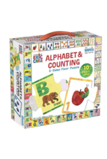 University Games Eric Carle ABC/123 2-sided Floor Puzzle