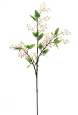 Meravic SALE 33" Cream Nandina Berry Spray w/ Leaves