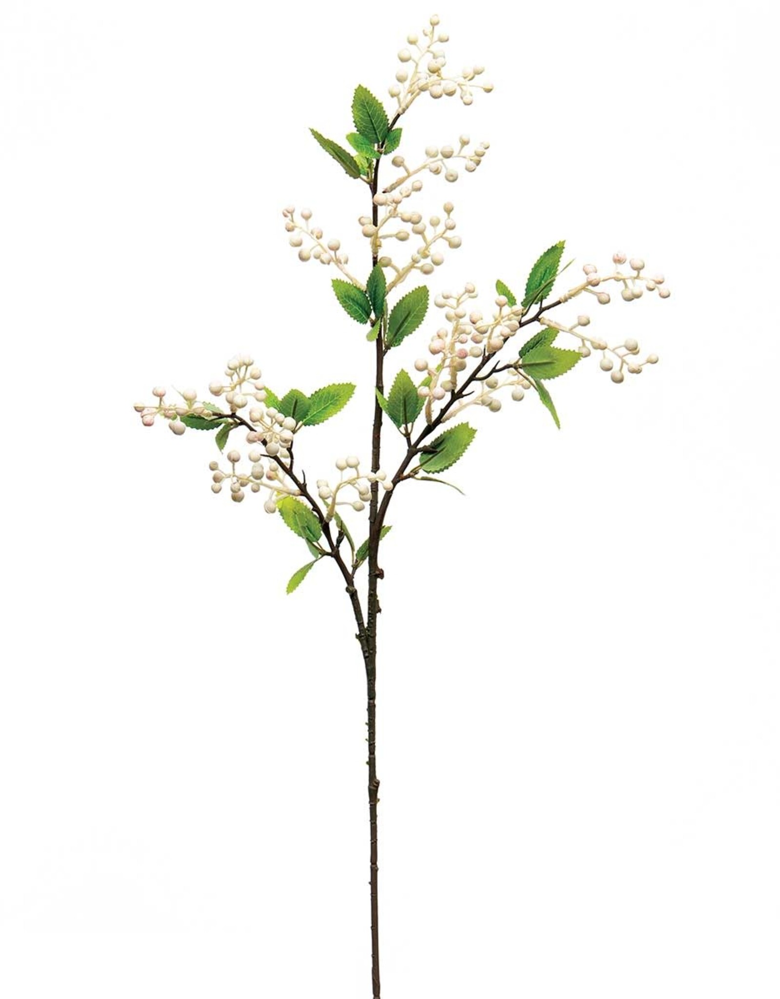 Meravic 33" Cream Nandina Berry Spray w/ Leaves
