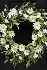 Meravic 27" Marguerite Daisy Wreath