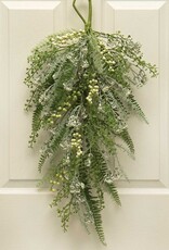 Meravic 30" Savannah Fern Bough with Cream/Green Berries