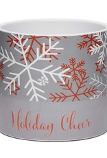 Meravic SALE 5.25" Holiday Cheer Grey Pot