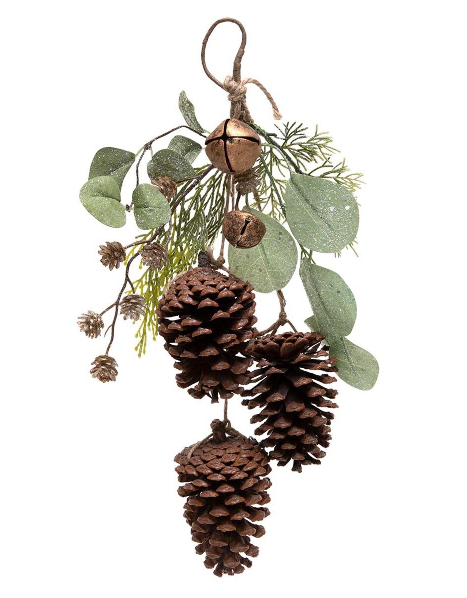 Meravic 14" Pine Eucalyptus Pinecone Swag