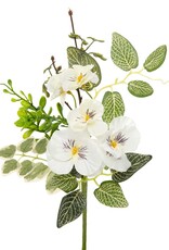 Meravic Viola Flora Pik w/ White Pansies