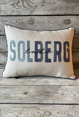 Little Birdie Blue Tones Pillow - Solberg Lake
