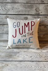Little Birdie Go Jump in the Lake Pillow - Solberg Lake